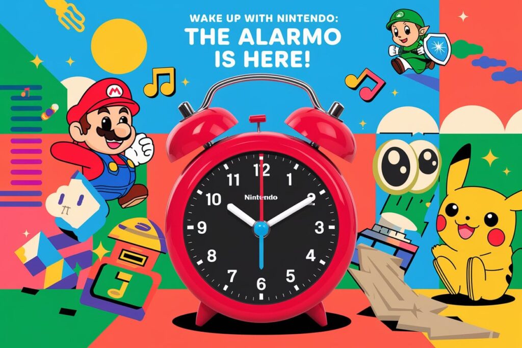 Nintendo Alarmo Alarm Clock